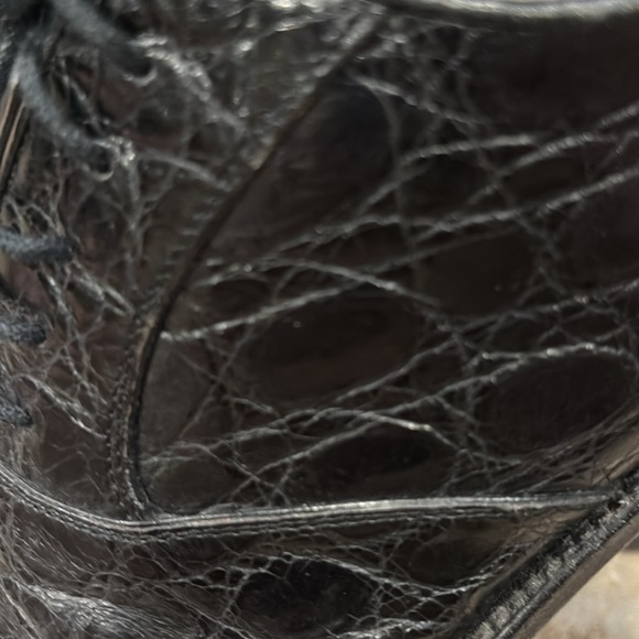 Lorenzo Banfi Man’s Italian Shoe Crocodile Dressing size 8 - Picture 9 of 16